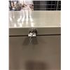 Image 2 : Dark grey office file cabinet 36" x 18" x 53"