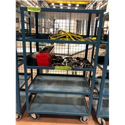 Steel shelf 37" x 18" x 50" 5 shelf (cart only)