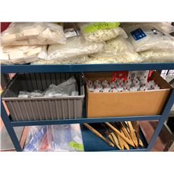 Assorted Traps, mounting bases, Weller assorted syringe, Uline 8oz squeezable cylinder part# S-18124