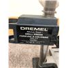 Image 4 : Dremel Multipro c/w drill press, press tool, spool chain, Misc. drill bits, 1" emery cloth Qty 2