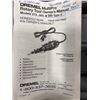 Image 5 : Dremel Multipro c/w drill press, press tool, spool chain, Misc. drill bits, 1" emery cloth Qty 2