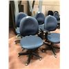 Image 2 : Office chair blue pattern adjustable qty 4