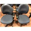 Image 4 : Office chair blue pattern adjustable qty 4