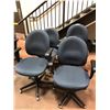 Image 1 : Office chair blue pattern adjustable qty 4