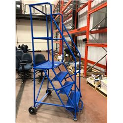 Canway rolling staircase 400 lb. max, Model 4H, Canway rolling step stool Mod 4NH, Canway rolling st