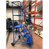 Image 1 : Canway rolling staircase 400 lb. max, Model 4H, Canway rolling step stool Mod 4NH, Canway rolling st