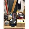 Image 1 : Assorted electronic components, spools of wire