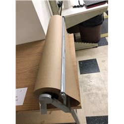 Shipping paper dispenser c/w paper 30" width (table sold separately)