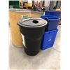 Image 1 : Assorted waste & recycle bins qty 8