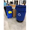 Image 2 : Assorted waste & recycle bins qty 8