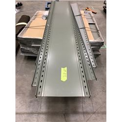 Steel shelving mismatched
