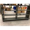 Image 1 : Steel shelf 72" x 15" x 40" 8 shelves (shelving unit only)