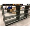 Image 2 : Steel shelf 72" x 15" x 40" 8 shelves (shelving unit only)