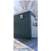 Image 4 : All weather steel building  114"w x 97"d x 11 1/2'h, insulated walls, ventilation fan fire doors, ge