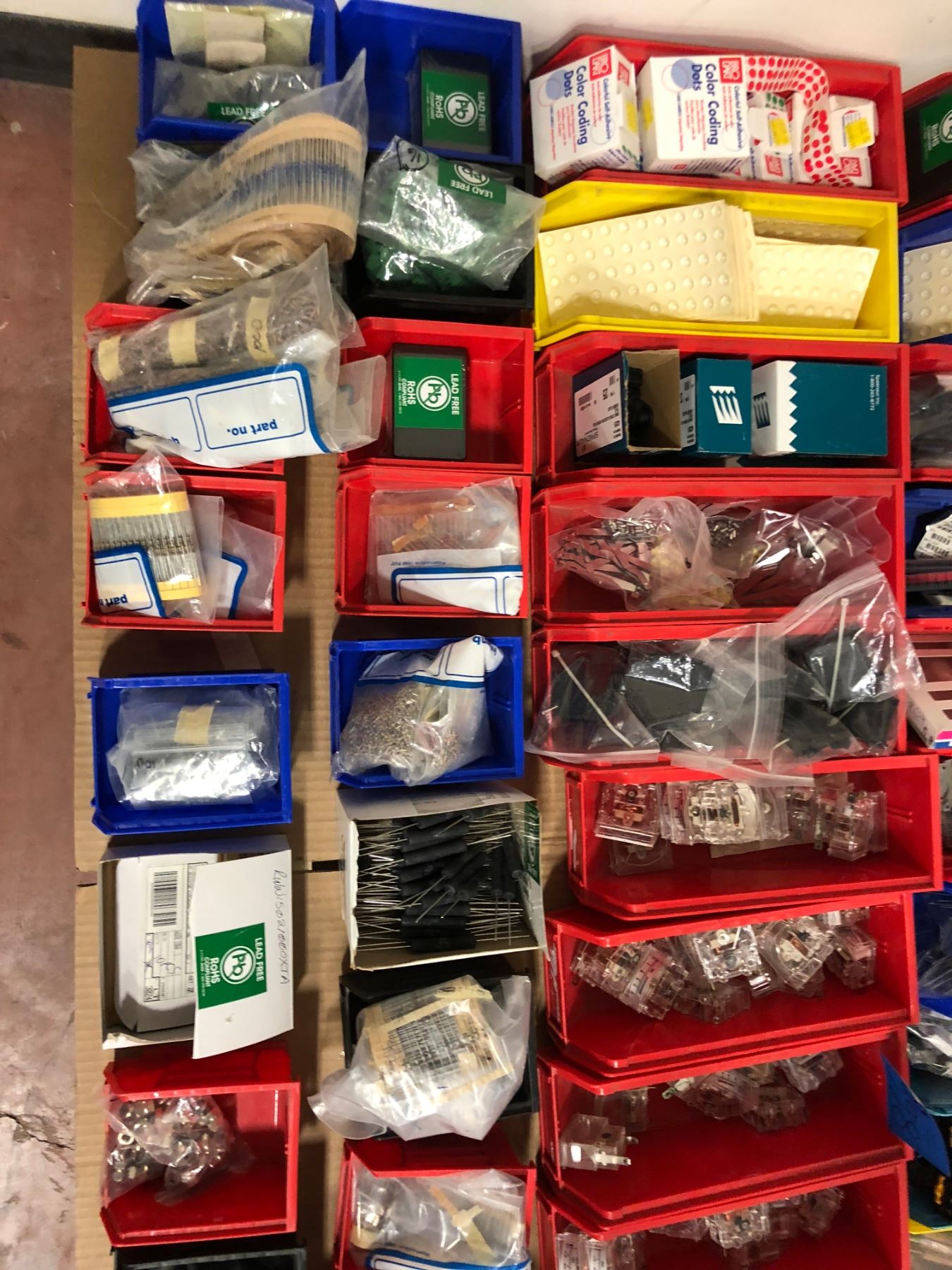 Assorted electronic components