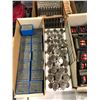 Image 8 : Assorted electronic components crate top include