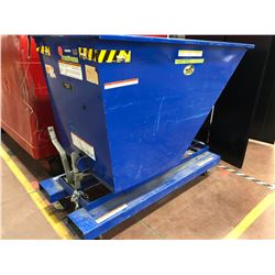 Vestl self dumping hopper with bumper release model D-75-LD