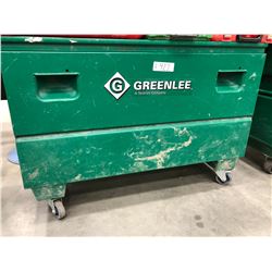 Greenlee HD Locking tool chest on wheels for job sites