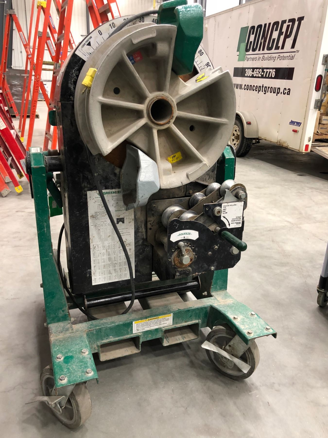 GreenLee electric bender model 854