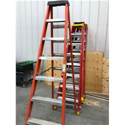Fiberglass ladders 8' qty 2