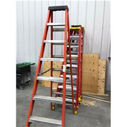Fiberglass ladders 8' qty 2