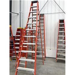 Fiberglass ladders 12' qty 2