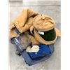 Image 1 : ARC Guard Helmet model H65KDQEFAN, ARC Guard Coat size L model C04KDQE03LG32, Big Bill flame resista