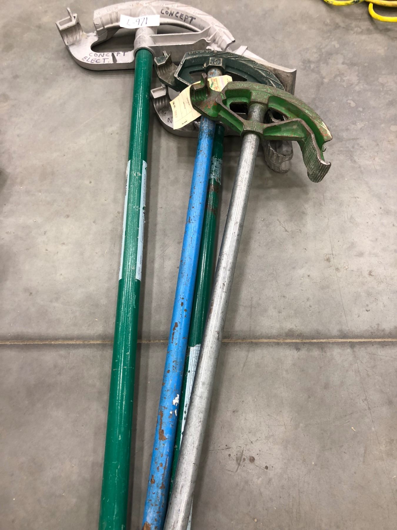 GreenLee Conduit Benders, 842A, 843A, Ideal Conduit Bender 74003