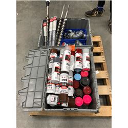 New Makita SDS Max Drill Bits Various Sizes, 7 New - to 2 1/2, plus approx 40 Cans of Unused Tremcla