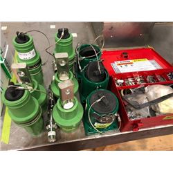 HV Connectors Qty 3, assorted S& C assembly parts