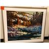Image 1 : Ken Gillespe - "Winter on the Elbow", Oil on Canvas, 30x36, 39x44 framed