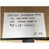 Image 2 : "99 the Great One", Autographed, Certificate of Authenticity Stamp, 27x19