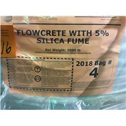 5 Totes - Target Flowcrete c/w Silica Fume & 5% air - 3500 lb each