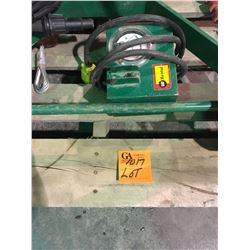 Pallet w/2 Greenlee pipe benders 2" EMT x 9 3/16" Radius, 5 assorted plastic mandrels,etc