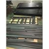Image 4 : Pallet of disassembled metal shelving w/15 wooden shelves, 2'x4' complete unit
