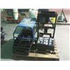 Image 3 : Pallet w/Canway 2' step ladder/400 lb rating, 3 level plastic parts cart, 12 compart ign key caddy