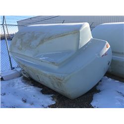 Unused appprox 1200 gallon heavy wall poly water tank