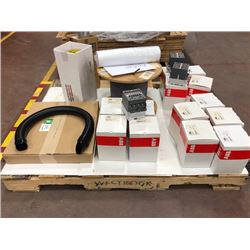 1 spool 6 conductor 18awg, 14 ABB AE75-40-00 Contactors, 1 roll adhesive film