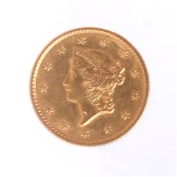 1852 $1 Gold Coin AU