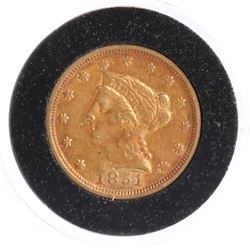 1851 $2 1/2 Gold Liberty Head Coin