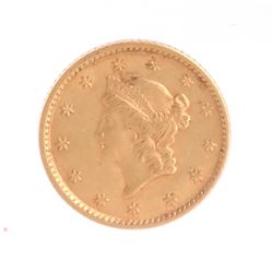 1853 $1 Gold Liberty Head Coin
