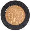 Image 1 : 1913 $2 1/2 Gold Indian Head, X.F.