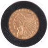 Image 1 : 1915 $2 1/2 Gold Indian Head, A.U.