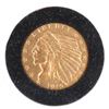 Image 1 : 1915 $2 1/2 Gold Indian Head, A.U.