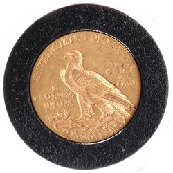 1915 $2 1/2 Gold Indian Head, A.U.