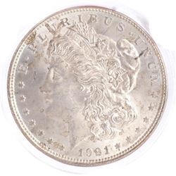 1921 Morgan Dollar, MS 63