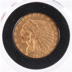 1926 $2 1/2 Gold Indian Head, UNC.