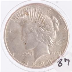 1923-S Peace Dollar, B.U.