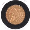 Image 1 : 1927 $2 1/2 Gold Indian Head, A.U.