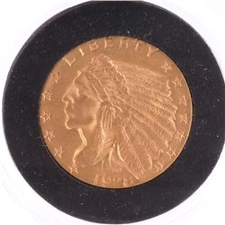 1928 $2 1/2 Gold Indian Head, X.F.